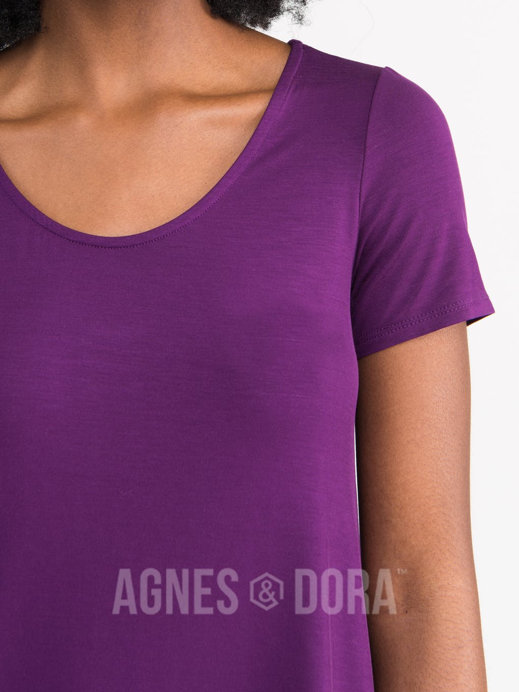 Everyday Tee in Plum