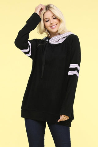 So Soft Twin Hoodie in Black