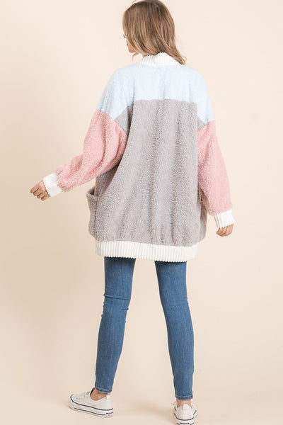 Luxe Pastel Cardigan Jacket