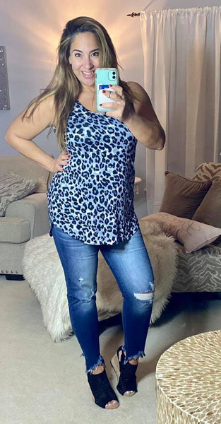 Essential Boutique Tank in Leopard Print