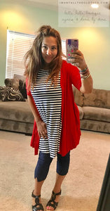 Limitless Tunic in Solid Red