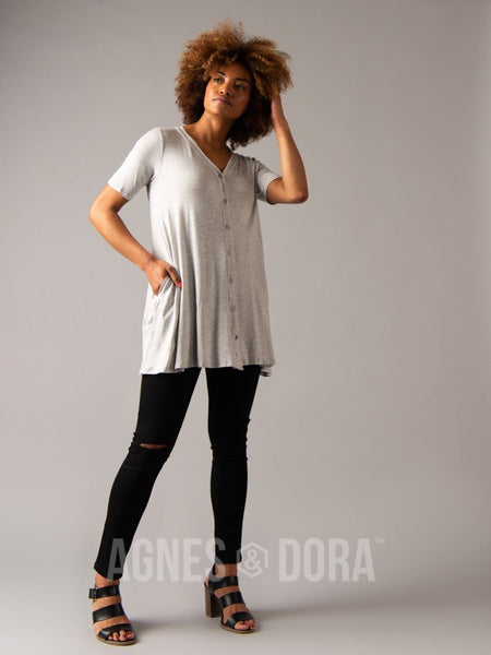 Limitless Tunic in Heather Grey