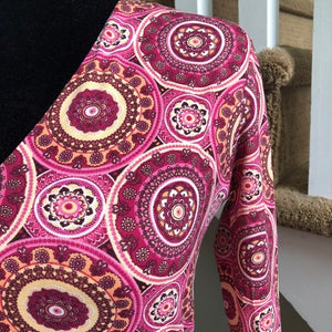 Essential Midi Dress in Mandala Pink