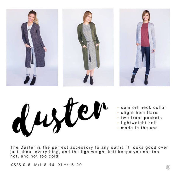 Duster in Geo Latte