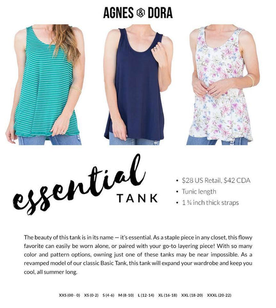 Essential Tank in Blush Melange