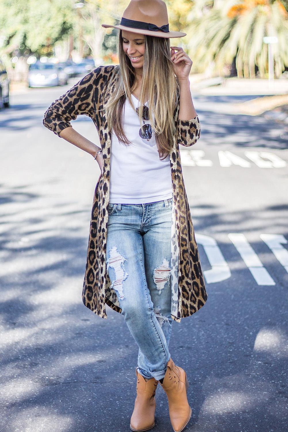 Leopard Love Long Cardigan