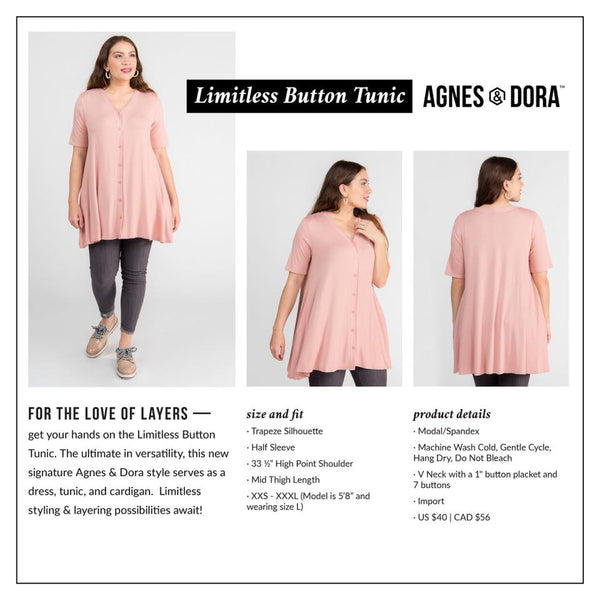 Limitless Tunic in Heather Grey