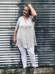 Limitless Tunic in Heather Grey