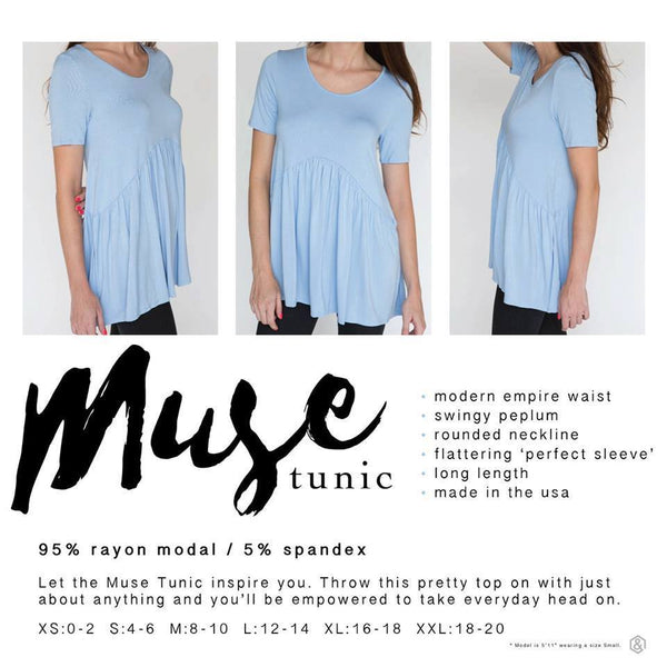 Muse Top in Variated Stripe