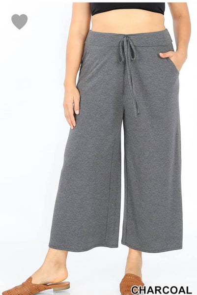 So Soft Crops in Solid Charcoal