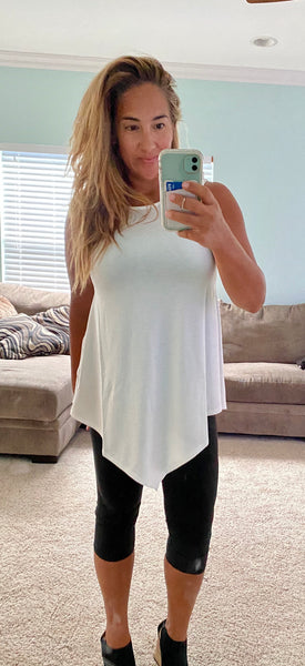 So Soft Triangle Top in Ivory