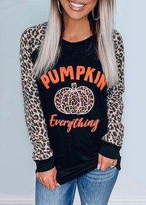 Pumpkin Everything Leopard Sweatshirt