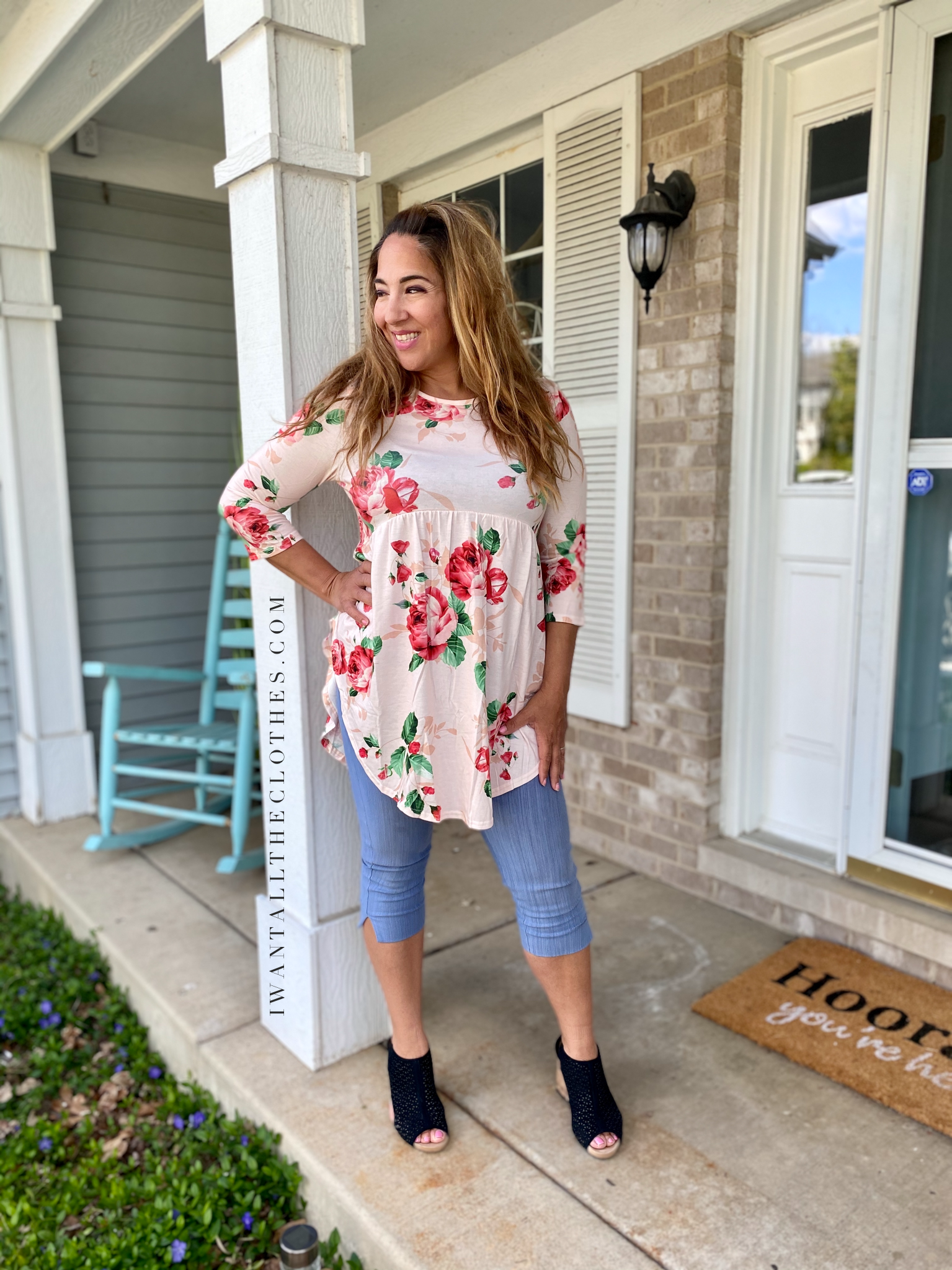 Pretty in Pink Babydoll Tunic